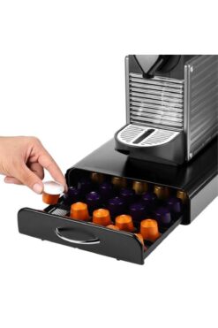 Nemtech Kapsül Kahve Standı Çekmeceli 50 Kapsul Kapasiteli Nespresso Jacobs Uyumlu