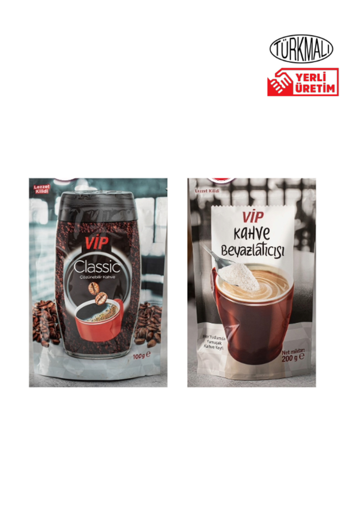 Vip Kahve Classıc 100 gr & Kahve Beyazlatıcı 200 gr 2 Li Set