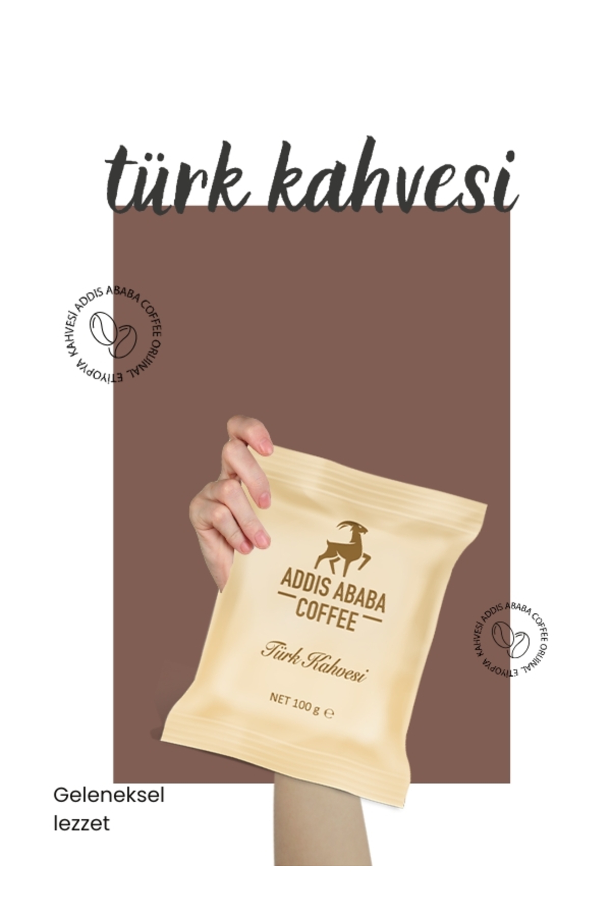 Addis Ababa Coffee Yemen Türk Kahvesi 100 gr - 12'li - Görsel 2