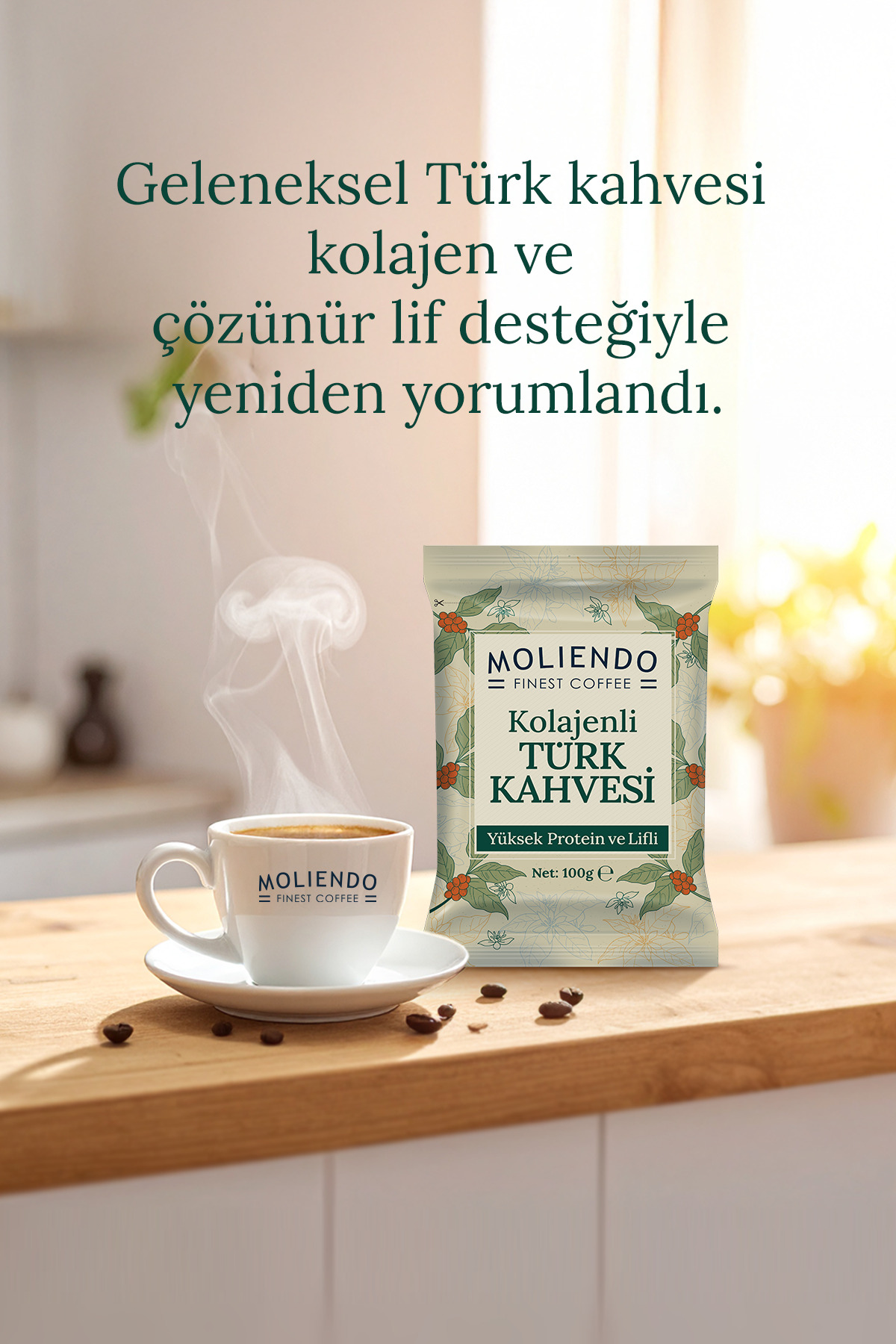 Moliendo Finest Coffee Kolajenli Türk Kahvesi 100 g - Görsel 2