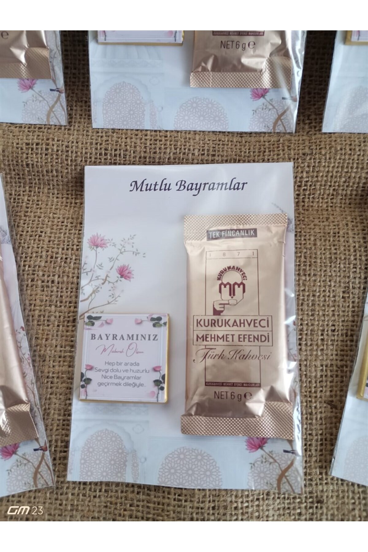 hediyece Farklı Avm Bayram Hediyesi Kahve Ve Çikolata Kartlı (5 ADET) - Görsel 3