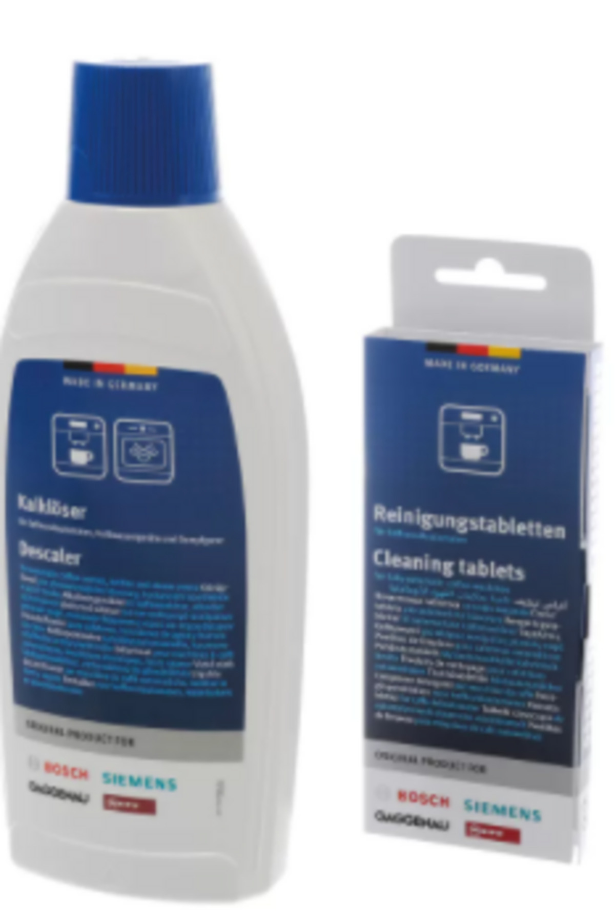 Siemens Sıemens Espresso Kahve Makineleri Için Temizleme Sıvısı Ve Kireç Temizleme Tableti