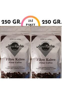 kurukahveci nuri toplar Kolombiya Filtre Kahve Metal Filtre Uygun Çekilmiş 250 Gr. 2 Paket()