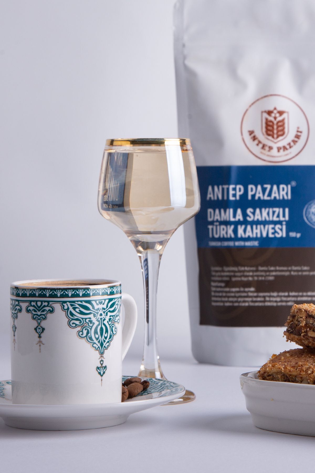 Antep Pazarı Türk Kahvesi- Damla Sakızlı -150 gr. - Görsel 3