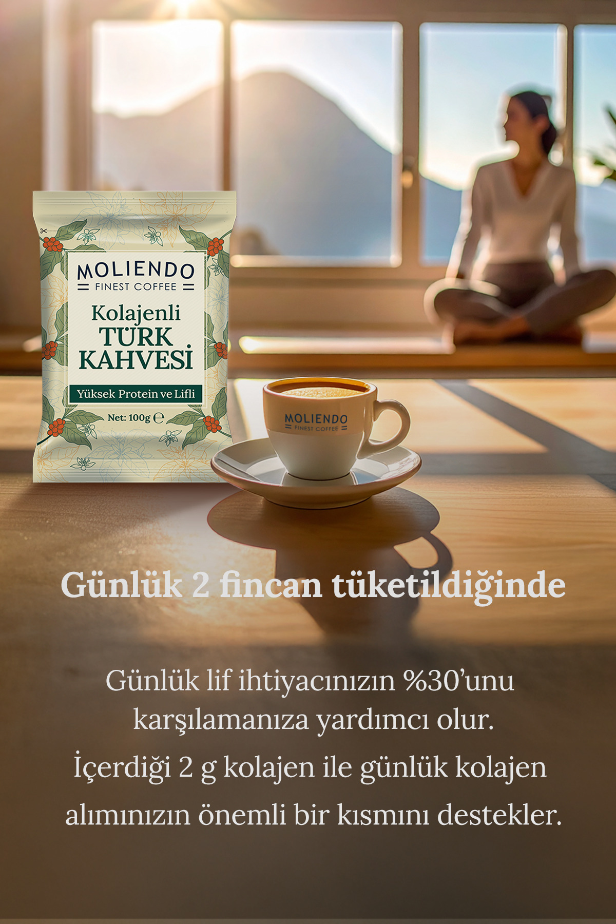 Moliendo Finest Coffee Kolajenli Türk Kahvesi 100 g - Görsel 3