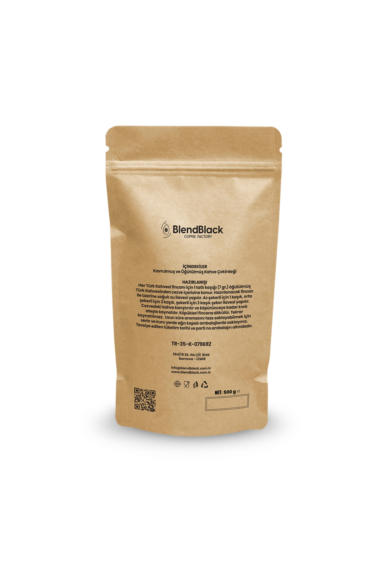 Blendblack Barista Türk Kahvesi 500gr (2x250 gr) - Görsel 2