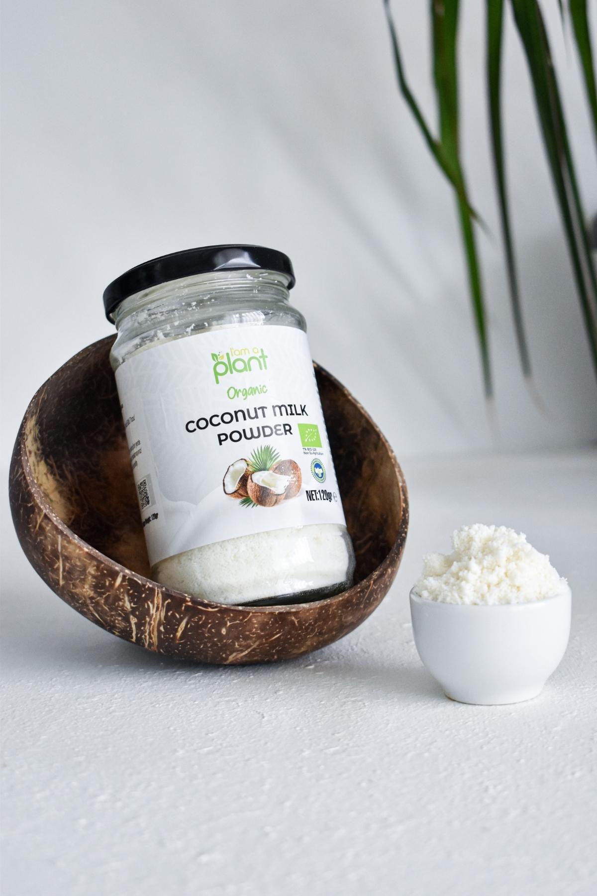 I am a plant Organik Hindistan Cevizi Sütü Tozu 2x120 Gr - Görsel 2