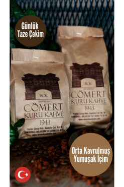 bck bandırma cömert kuru kahve 4 X 250 g. Günlük Taze Çekilmiş Orta Kavrulmuş Yumuşak içim Geleneksel Türk Kahvesi