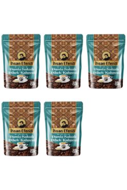 ihsan efendi 5x200 gr damla sakız aromalı dibek kahvesi