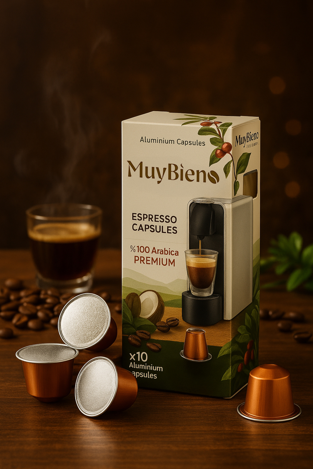 Muybieno Premium Kapsül Kahve Nespresso Uyumlu 10'lu