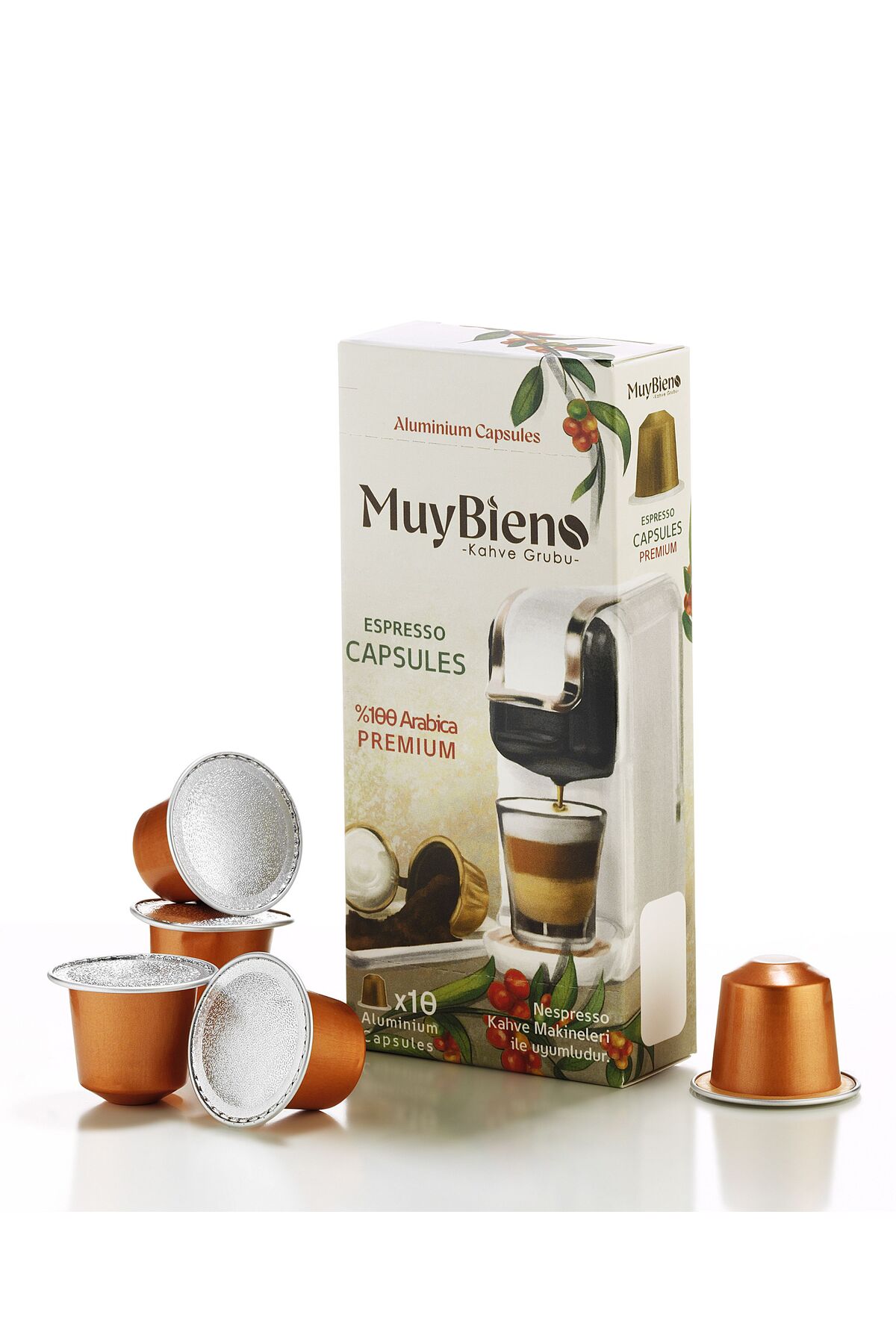 Muybieno Premium Kapsül Kahve Nespresso Uyumlu 10'lu - Görsel 2
