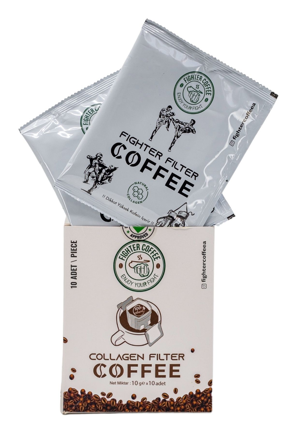 Fighter Coffee Pratik Kolojenli Fighter Filtre Kahve