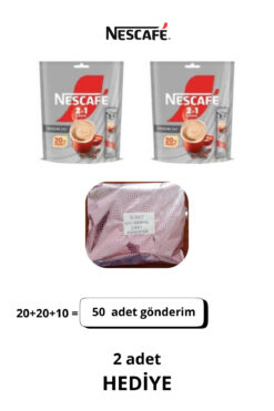Nescafe 2'si 1 Arada Kahve 48'li Paket - Hediye Paketi Ile 48 Adet Olarak Gönderim Yapılır