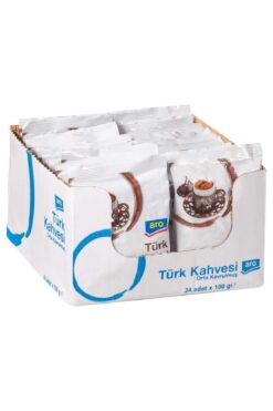 Aro Türk Kahvesi, Orta Kavrulmuş Ve Taze Öğütülmüş - 24 x 100 gr.