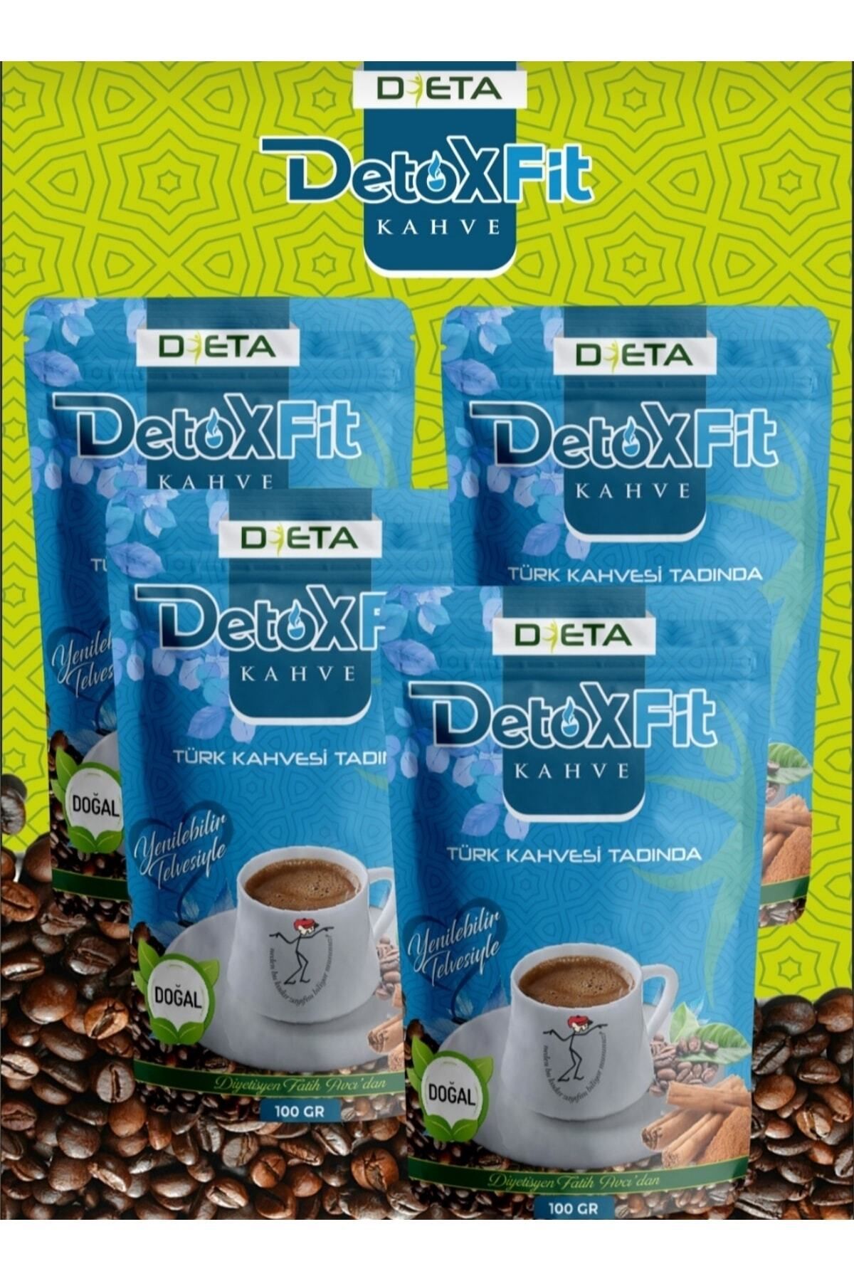 DETOKSFİT Dieta Kahve Avantajlı 4lü Paket