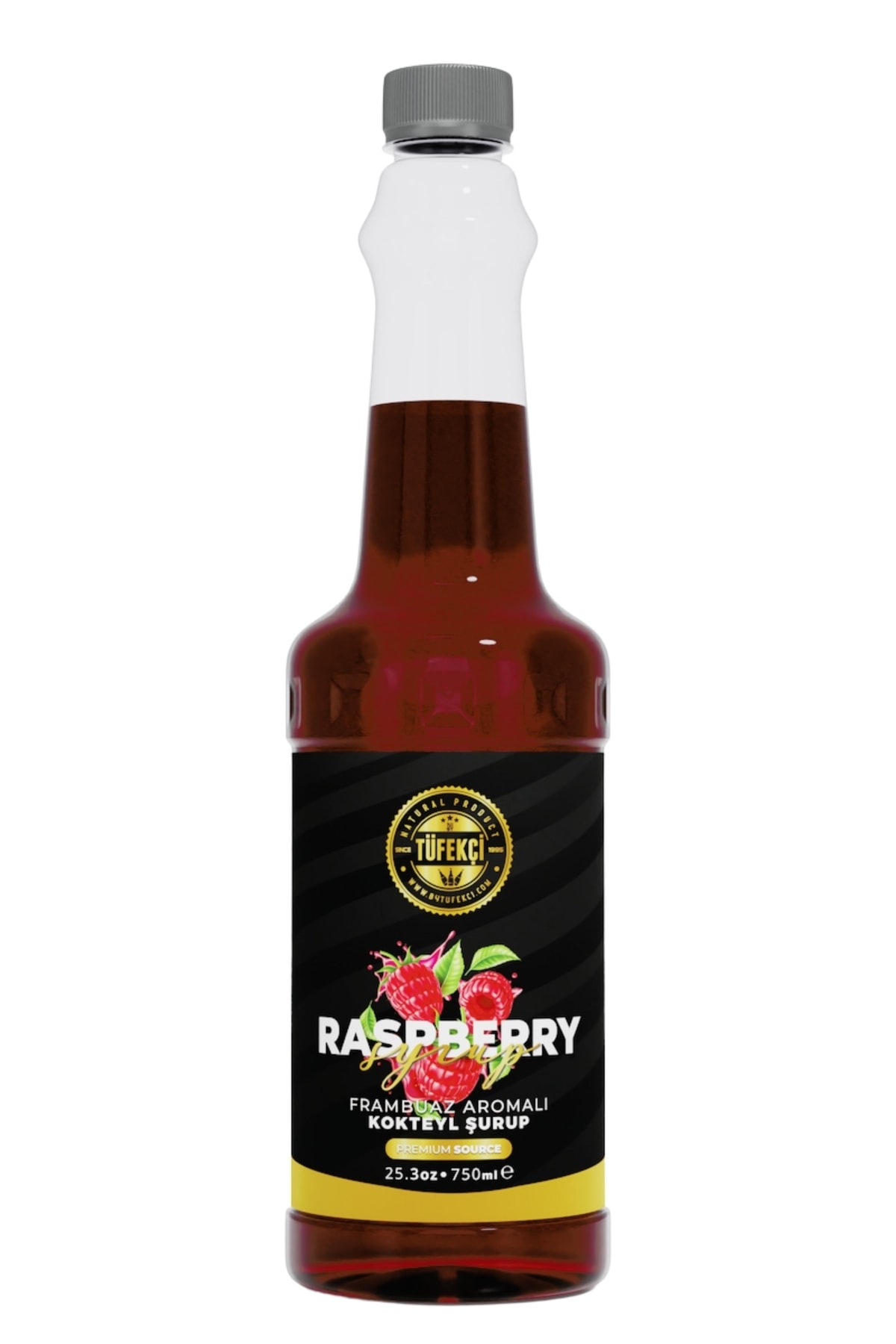 By Tüfekçi Frambuaz Raspberry Kokteyl, Pasta Ve Kahve Şurubu Yeni Formül Yüksek Aroma 750 Ml