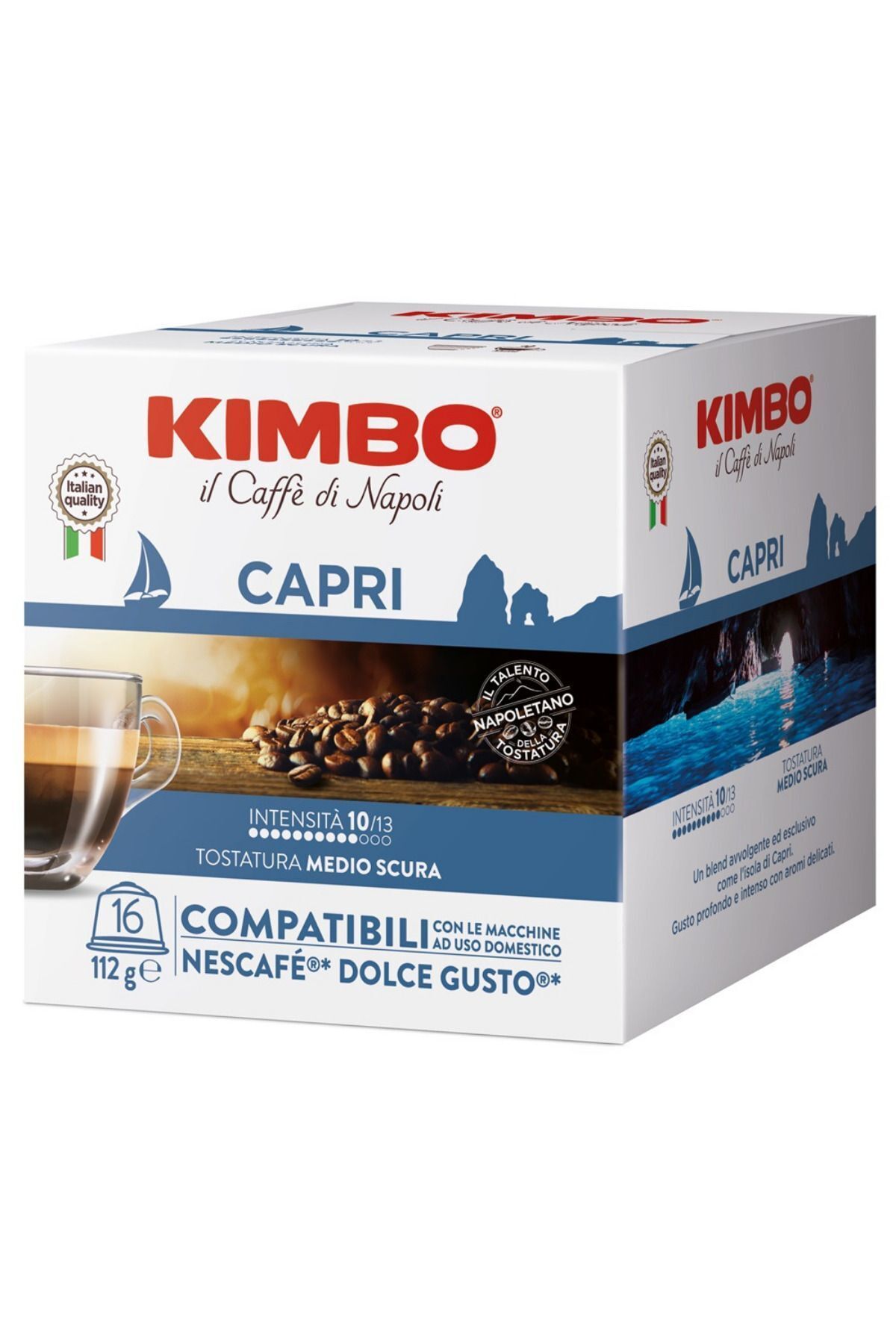 Kimbo Capri Dolce Gusto Uyumlu Kapsül Kahve (16'lı Kutuda)
