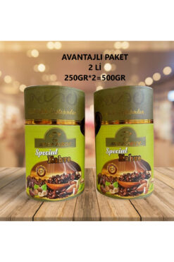 BY MIRRACI Special Dibek Kahvesi 250 gr 2Lİ Toplam 500 gr Hediyelik-Hurma-Badem-Fıstık-Antep Fıstığı parçacıklı