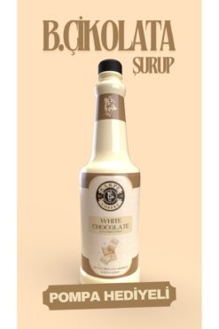 KARPE COFFEE BEYAZ ÇİKOLATA Kokteyl, Pasta Ve Kahve Şurubu Yüksek Aroma 750 Ml (WHITE CHOCOLATE COCKTAIL SYRUP)