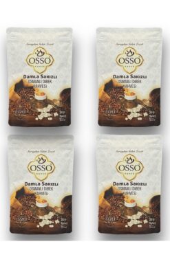 Osso 4'lü Damla Sakızlı Osmanlı Dibek Kahvesi(4X200=800gr)