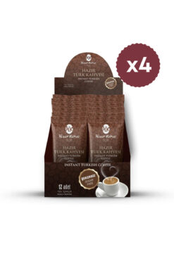 Hisar Kahve Hazır Türk Kahvesi Şekersiz 12'li (X4)