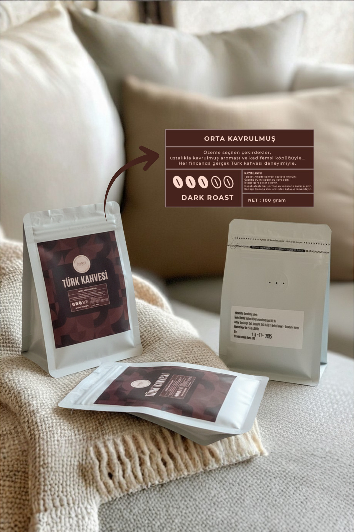 Amade Klasik Türk kahvesi - Görsel 2