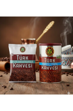 Kahve Dünyası DAMLA SAKIZI TÜRK KAHVESİ TENEKE 250GR TENEKE X TÜRK KAHVESİ ORTA KAVRULMUŞ 100G