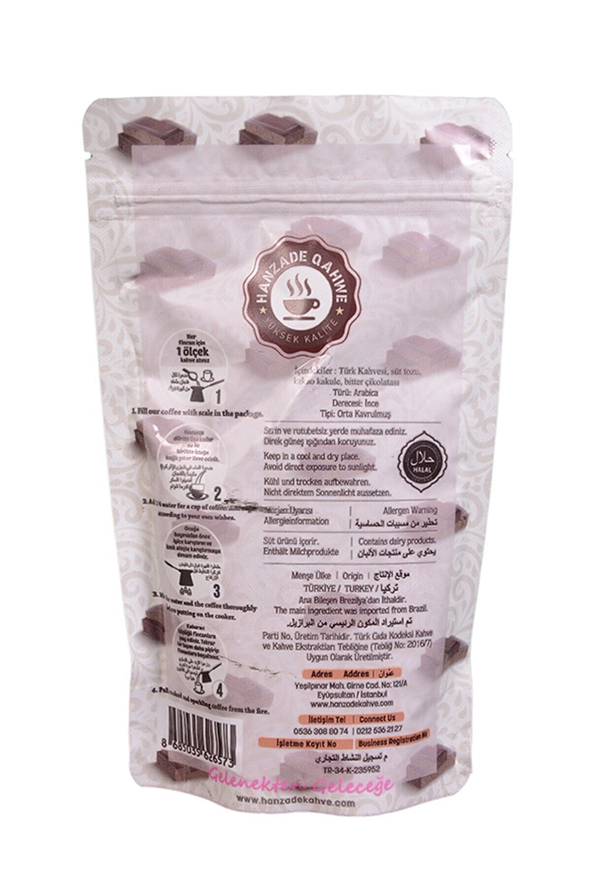 hanzade qahwe Çikolatalı Dibek Kahvesi - Görsel 2