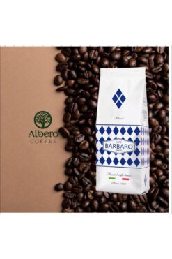 Barbaro Caffè Blu Espresso 1 Kg Bütün Çekirdek Kahve – Napoli Usulü Yoğun Espresso