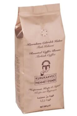 Mehmet Efendi Kavrulmuş Çekirdek Türk Kahvesi 500 GR Kurukahveci Mehmet Efendi
