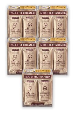 Mehmet Efendi Tek Içimlik Türk Kahvesi 12x6gr - 5 Adet