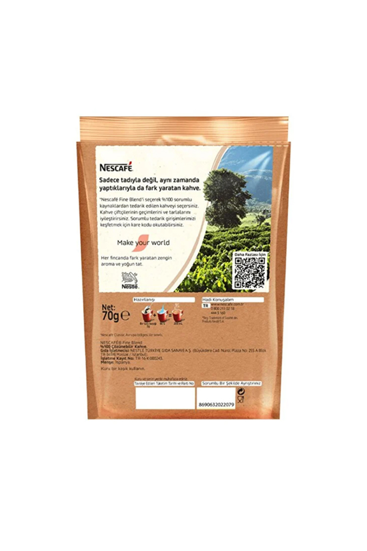 Nescafe Fine Blend Çözünebilir Kahve 70 Gr (2 Adet) - Görsel 2