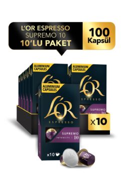 L'OR Espresso 10 Supremo X 100 Adet Kapsül