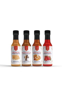 Nish Coffee Nish Petibör, Irish Cream, Toffee Nut, Çilek Aromalı Şurup 4'lü Set (4x250 ML)-Pet Şişe