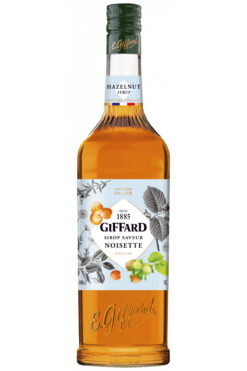 Giffard Fındık (Hazelnut) Şurubu 1 L – Premium Fındık Aromalı Kokteyl & İçecek Şurubu