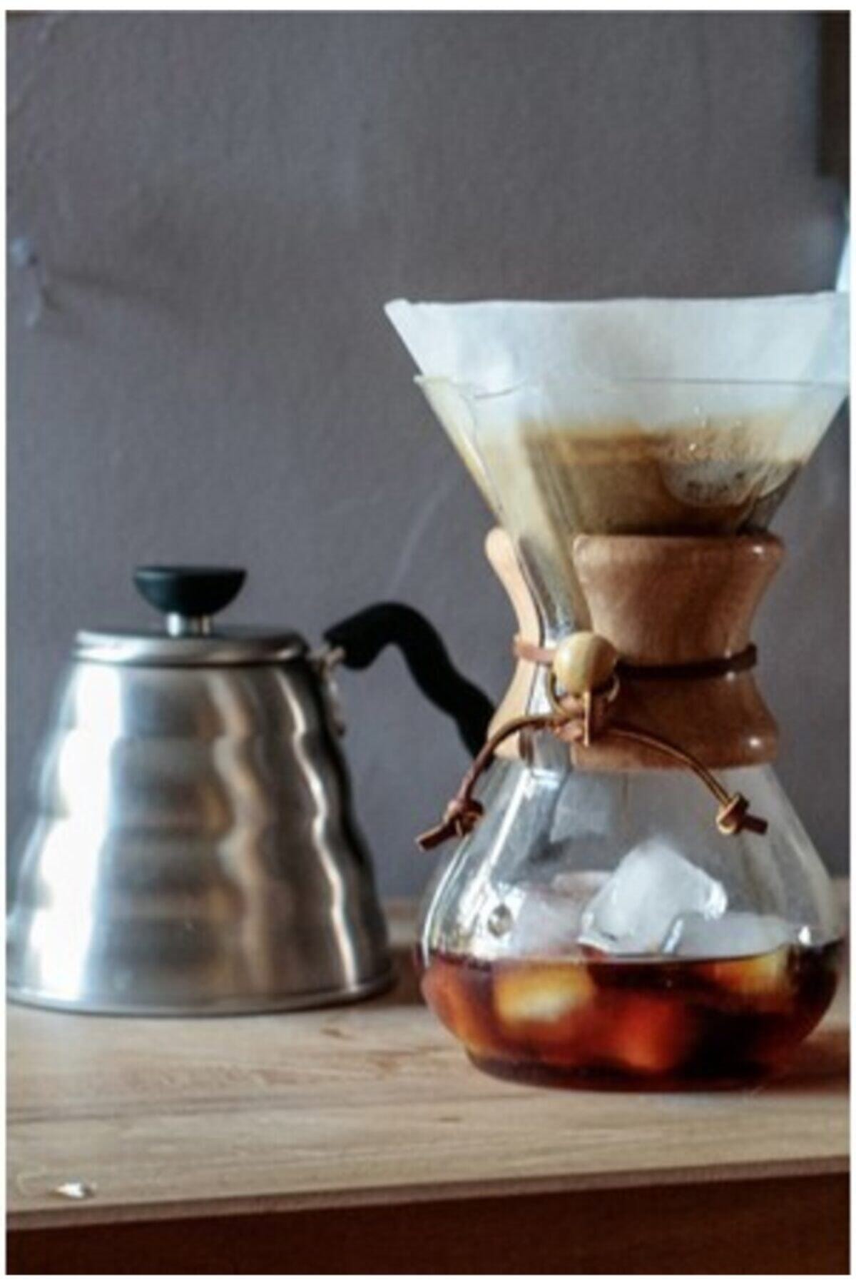 Epinox Kahve Demleme Ekipmanı Seti (ist Coffee Chemex 800 ml, Kettle 1200 ml ve Kafiltro 100 Ad) - Görsel 2