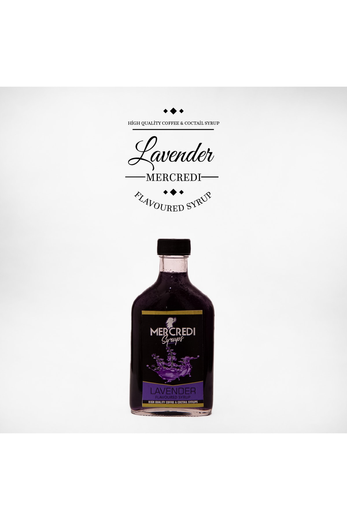 MERCREDI Lavander Lavanta Kahve Ve Kokteyl Şurubu 200 Ml - Görsel 2