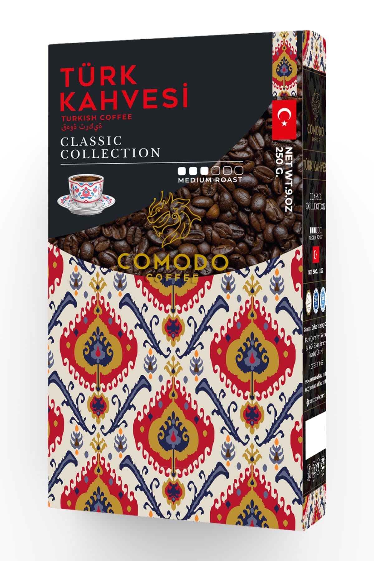 Comodo Coffee Classic Collection Türk Kahvesi 250g - Görsel 3