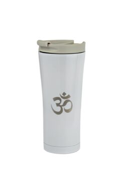 tusah Yoga Om Desenli Çelik Termos Mug 500 ml