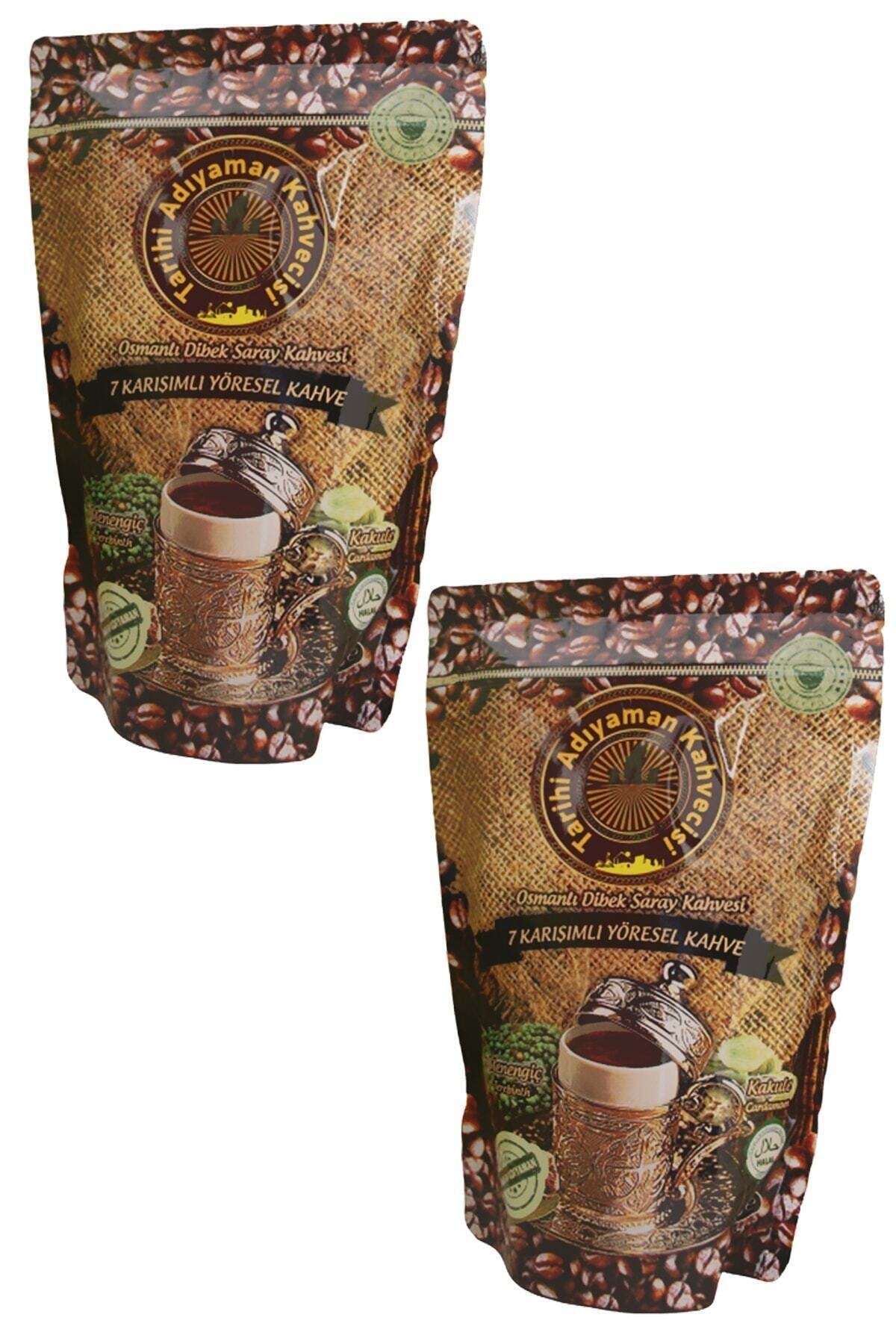 Tarihi Adıyaman Kahvecisi 7 Karışımlı Türk Kahvesi Kakuleli 500gr Kakule