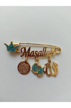 RENKLİ HOBİ EVİM Maşallah Bebek Yaka Iğnesi