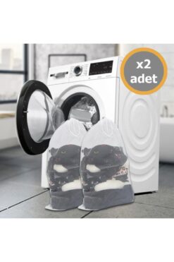 MorBebe 2 Adet Bebek Çamaşır Yıkama Torbası