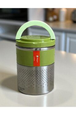 Penguen Çelik yemek termos vakumlu okul iş beslenme kabı yemek 2li sefer tası sızdırmaz 1,5lt