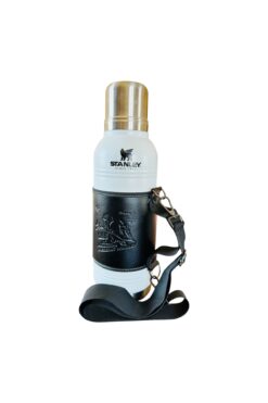 TERMOS St4nley 1.9 Litre Paslanmaz Çelik – Deri Kılıflı Omuz Askılı