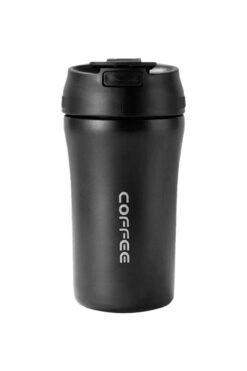 Weather Forecast 304 Çelik Siyah 400 ml Kahve El Termos Mug cin853sy