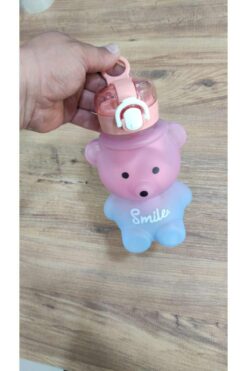 Genel Markalar Smile Ayıcık Model Su Matarası Su Şişesi Suluk 800 0ml Bpa Içermez Suluk Çocuk Okul Su Şişesi