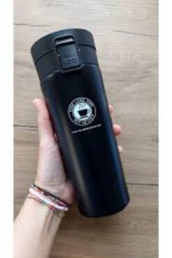 Hamile Marketim Termos 500ml Bardak Çay Kahve Termosu Güvenlik Kilitli Sızdırmaz Paslanmaz Çelik Filtreli