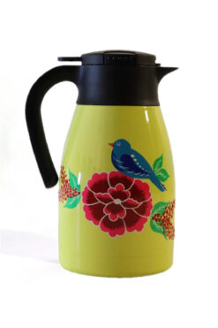 DEDEMİN EMAYELERİ El Boyama Sarı Termos 1.5 Lt