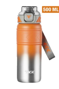 Vagonlife TKK 500 ML Çelik Termos Çift Kullanım Pipetli/Rahat İçim -12/24 Sıcak-Soğuk- Yalıtım -2022500ML