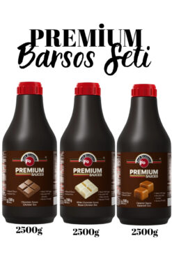 FO 3'lü Premium Profesyonel Barsos Avantaj Paketi Çikolata/Beyaz Çikolata/ Karamel (3x2,5kg)